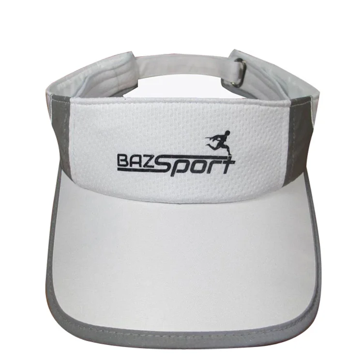 Wholesale Adjustable Plain Dry Fit Sport Running Visor Hat Custom Logo