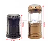 LED solar water resistant emergency flashlight phone charge AA battery powered rechargeable camping lantern