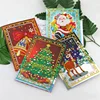 New Product Ideas 4 Pcs One Sets Diy Paper Greeting Card For Christmas Diamond Painting Cards