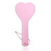 Pink/Black Heart Shape PVC Leather Spanking Paddles BDSM Adult Sex Game Toy Submissive Paddles