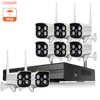 8CH CCTV System Wireless 1080P NVR With HD 2.0MP Outdoor Infrared Waterproof Wifi Security Camera system Surveillance Kit