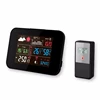 IC81-25 Economic lcd indoor wireless time weather station clock color