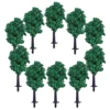 10Pcs 5cm O HO N TT Z scale artificial landscape bushes miniature model train tree for Train Ho 1:87 Scale Model