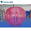 Purple color Inflatable soccer bubble football, full color bumper bubble ball