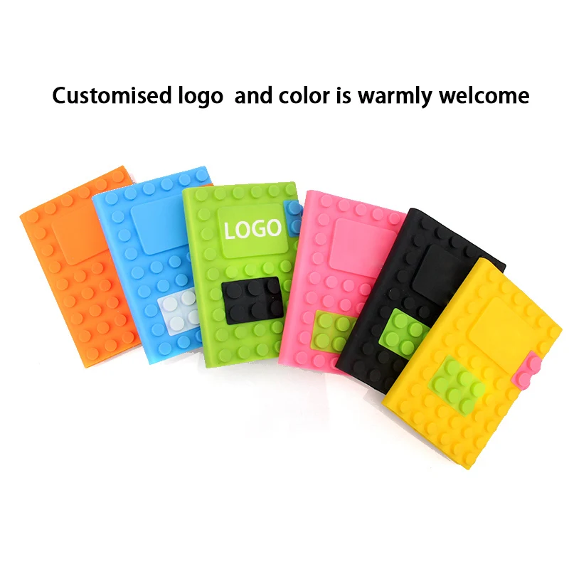 A6 Custom School Cheap Journal and Diary Silicone Note Book Notebook Mat Cuaderno With Soft Silicone Notebook Mat