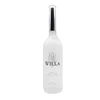 Custom frosted empty 500ml 750ml vodka glass wine liquor bottle with cork for spirit packaging