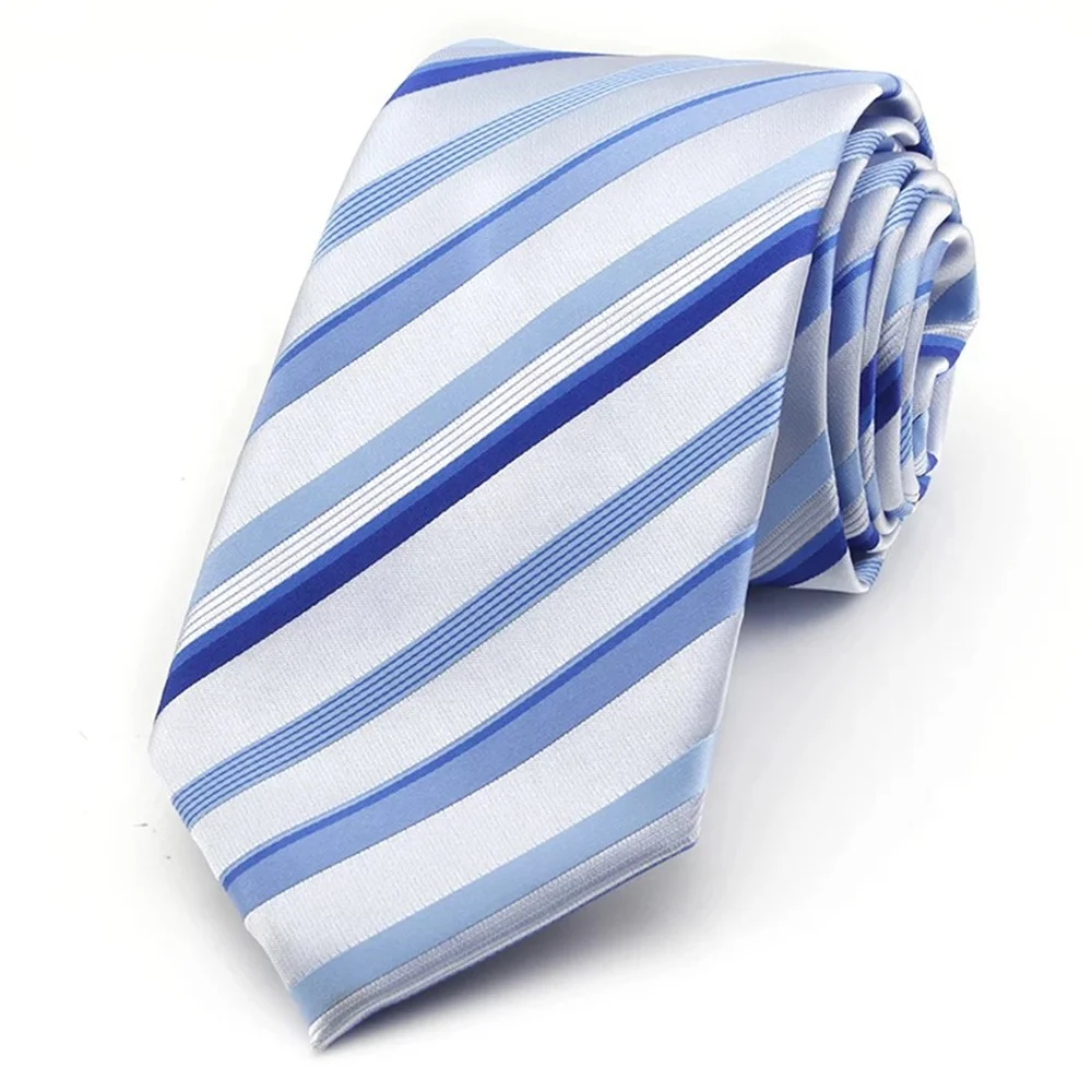 Fashion Design Striped Men's 100 Polyester Korean Necktie Wholesale ...