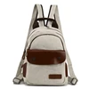 Fashion New 2018 Rucksack Bags Vintage Canvas Leather Backpack