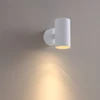 aluminium cylinder up or down light led wall light with replaceable gu10 bulb