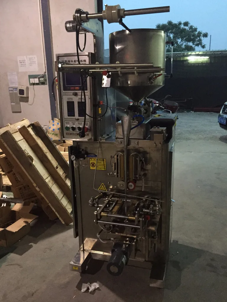 Factory price 4 sides seal tomato paste/ketchup bag filling sealing packing machine
