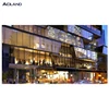 Modern aluminium unitized curtain walls glass window walls design factory sale