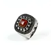 New Arrival Stainless Steel Ring Gemstone Championship Ruby Rings For Men