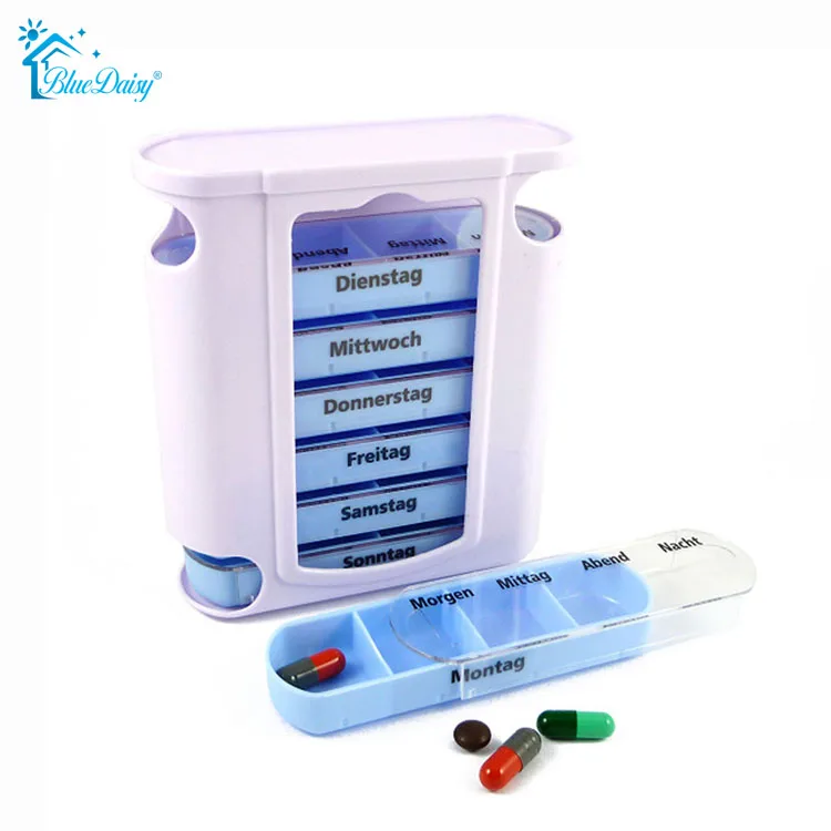7 Day Am/noon/pm Travel Tablet Pill Container/weekly Pill Organizer Storage Box Case Dispenser