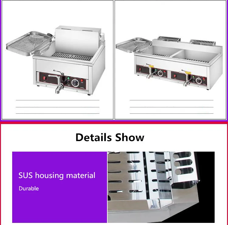 Industrial Thermostat Controlled Frying Machine Deep Fryer Buy Thermostat Controlled Deep