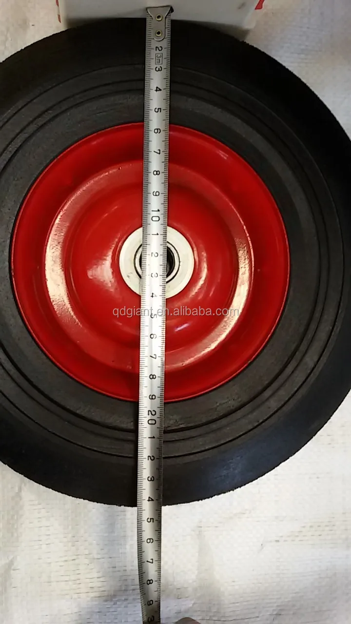 High quality good price 10"x2.5" solid rubber wheel