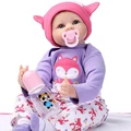Newest 22Inch 55cm Silicone Vinyl Baby Reborn Dolls adora chucky Handmade Kids Princess Toys Children bonecas