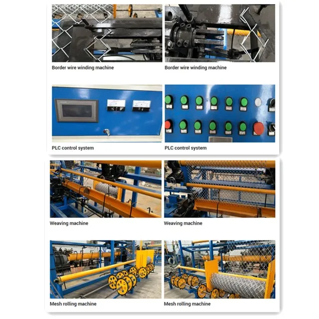 Automatic chain link fence machine with high production capacity 