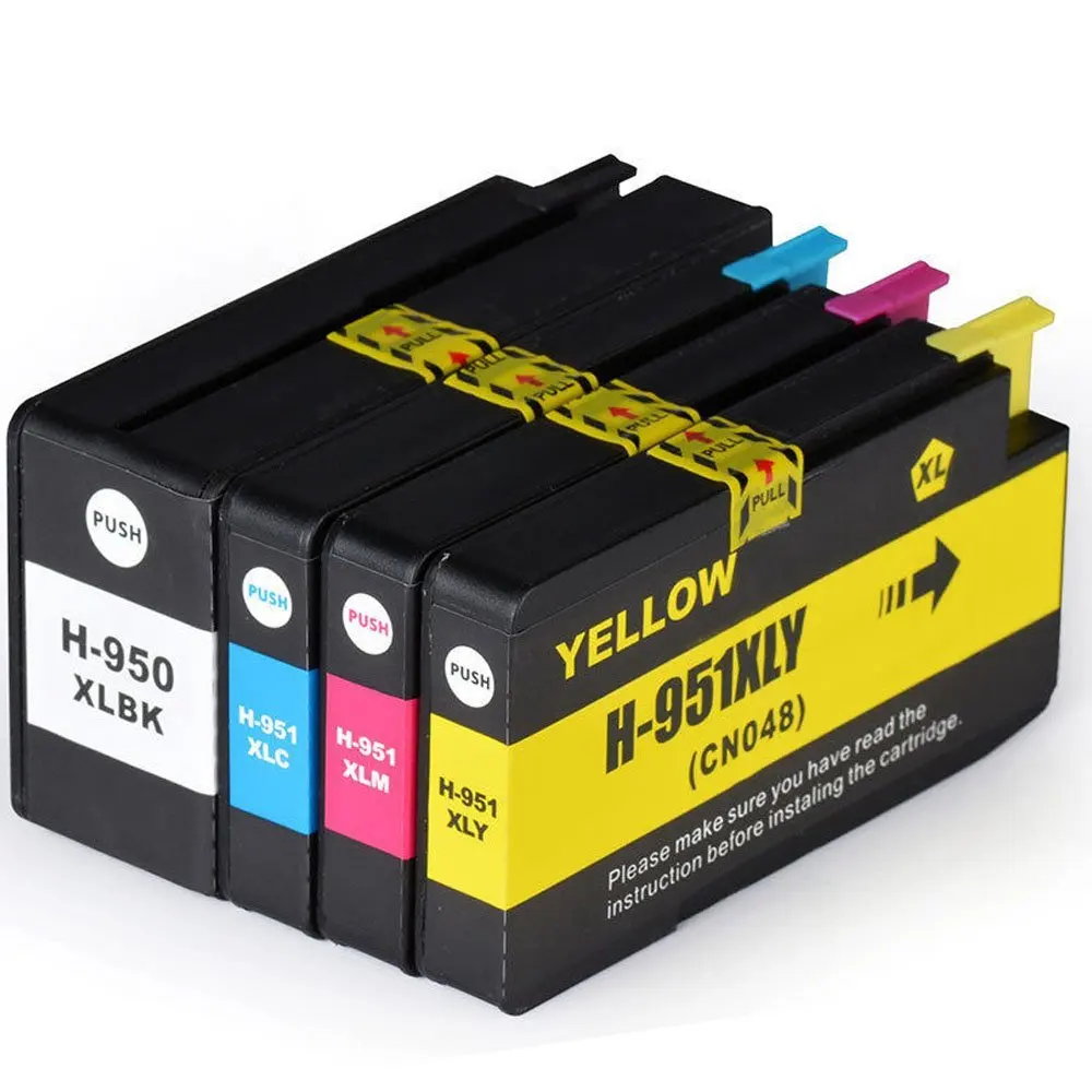 Get Quotations · Wolfgray 4 Pack Replacement for HP 950XL 951XL Ink Cartridges High Yield Compatible with HP Officejet