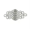 wholesale handmade silver fabric covered button from Guangzhou supplier