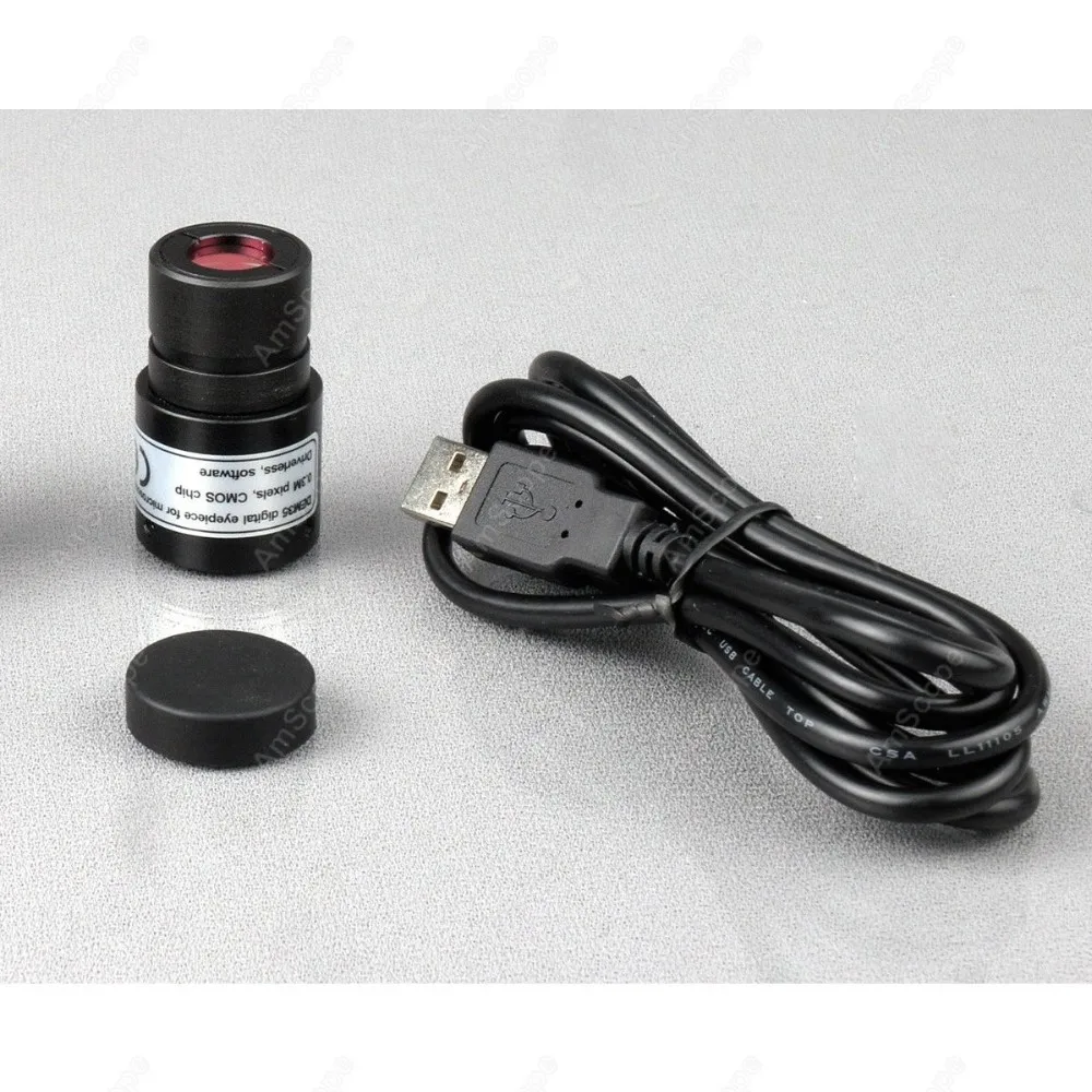 40X-2500X LED Digital Binocular Compound Microscope w 3D Stage 5MP USB Camera