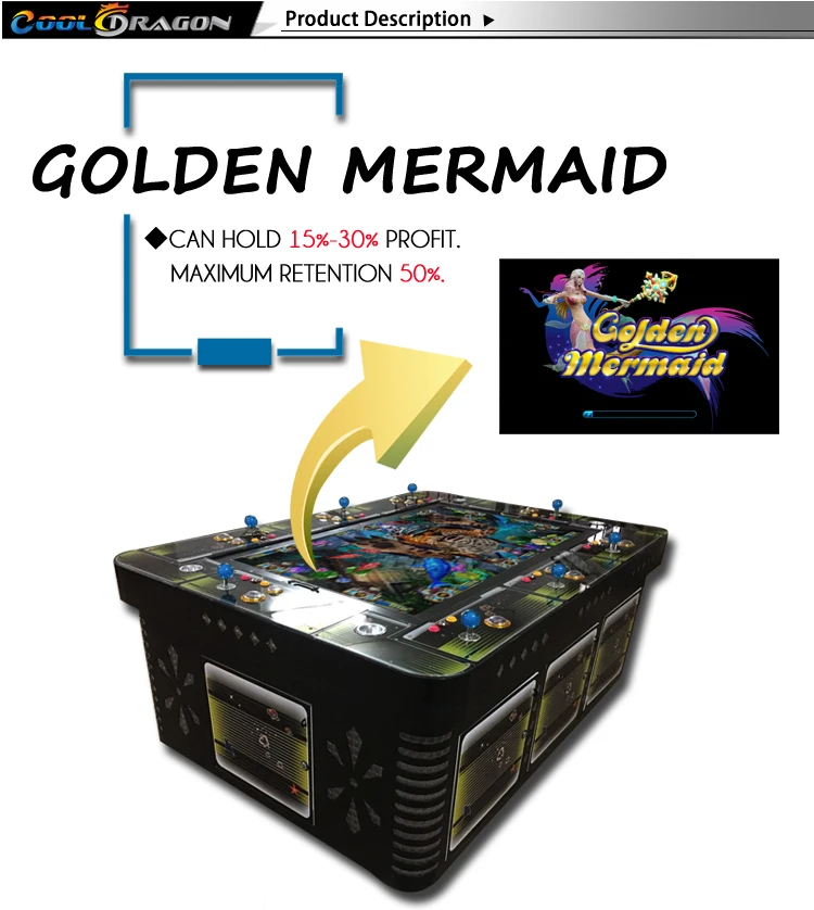 Igs Ocean King 3 Golden Mermaid Arcade Fish Hunter Game Machines