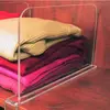 clear custom acrylic shelf dividers for cloth book