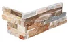 Stack gold natural stone exterior wall cladding ledge stone stack stone wall clading culture stone