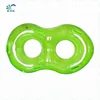 Clear Combine Solid Color double tube waterpark Figure 8 Tubes for Lazy River Tubing