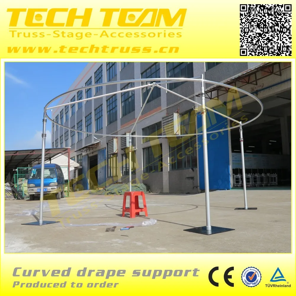 Circle Pipe And Drape Curve Crossbar Circular Pipe And Drape Kit