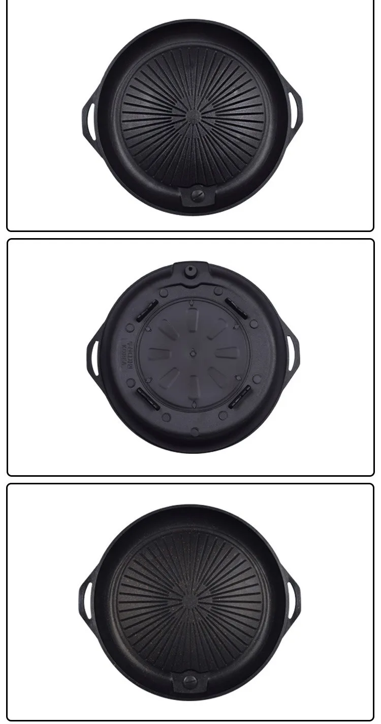 Modi Hot Sale Korean Bbq Grill Plate 345mm Gas Stove Plate Korean Bbq