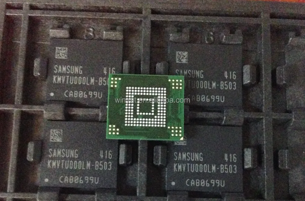 KMVTU000LM-B503 KMVTU000LM-B eMMC Memory Nand flash chip IC with firmware programmed For Samsung Note 2 N7100