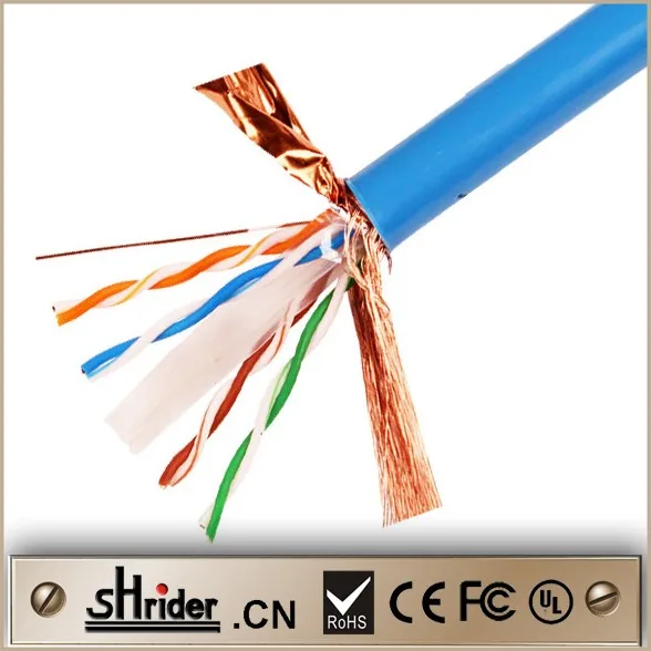 Cat6 8 Core Fiber Optic Cable Cat5e/cat6/cat6a/cat7 Cable Price Per