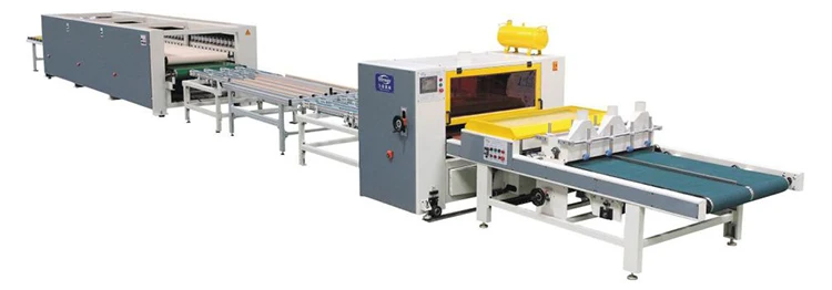 Hessan Cardboard Production Line/PUR glue Honeycomb Panel Draping Cutting Machine automatic flute laminating machine