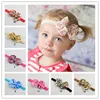 fancy hair accessories children's hair zebra leopard printed bow beautiful headbands for baby girls