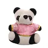 Hot Sale High Quality wholesale soft Factory customized fat baby panda plush toy for sale, panda family with clothes