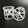 9mm PP plastic pall rings tellerette packing ring pvc rosette ring