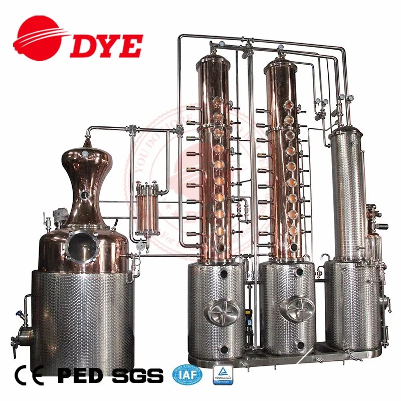 Red Copper Commercial Continues Alcohol Distillation