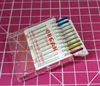 10 PCS ORGAN DOMESTIC SEWING MACHINE NEEDLES 130/705H JEANS UNIVERSAL & STRETCH COMBI PACK