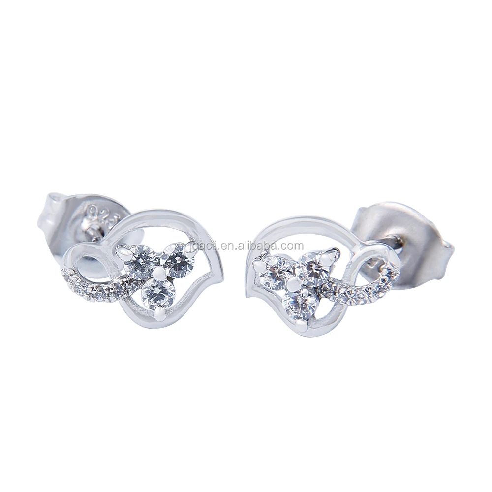 Joacii Fashion Jewelry Silver Crystal Earring 925 With Joalheria