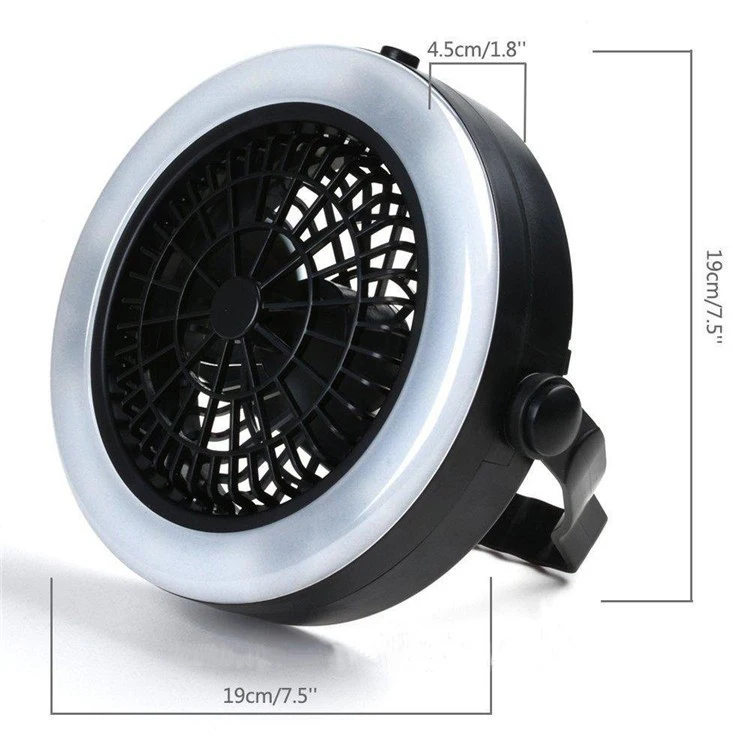 Battery Operated Mini Ceiling Fan withe Light Electric Fan