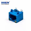 90 Degree Multi Color Plastic RJ45 Socket RJ45 Modular Jack Panel Mount
