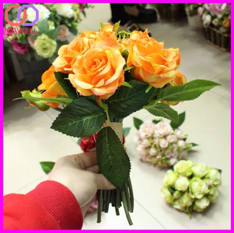 Factory Direct Decoration China Rose Bouquet Artificial Flower - Buy