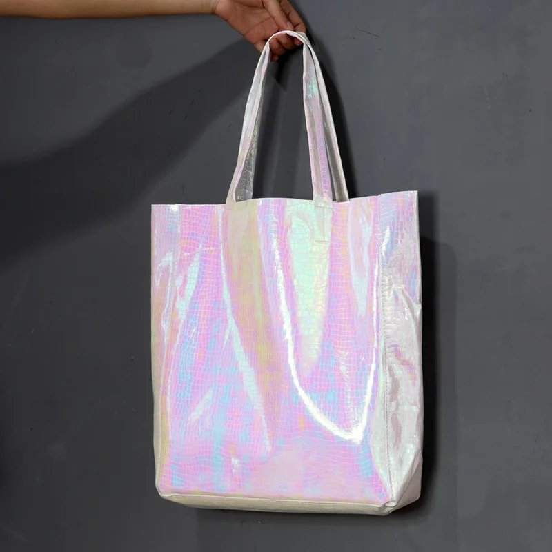 shiny tote bags