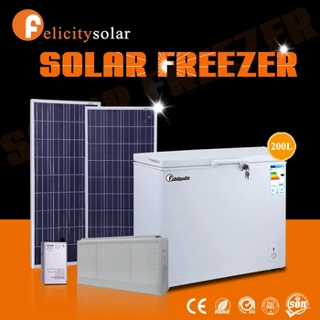 Guangzhou 200l Dc Solar Refrigerator Freezer Solar Powered Deep Freezer ...