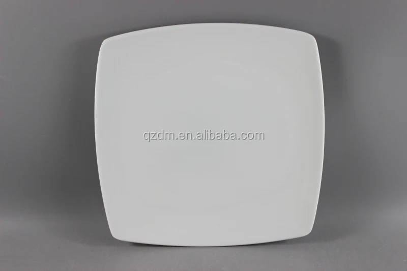 White Plastic Square Plate Melamine Dessert plate A1 OR A5