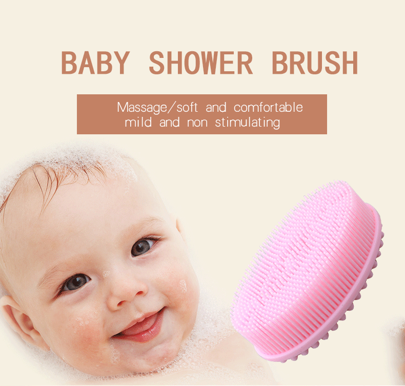 Ultra Soft Silicone Bay Bath Scrubber Sponge Antibacterial Body Shower