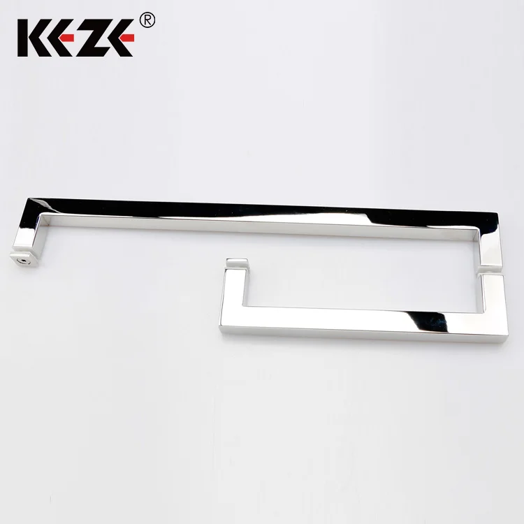 Stainless Steel Material Fits Tempered Glass Door Handle