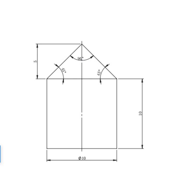 Miroir en verre optique transparent fresnel plano cône convexe lentille cylindrique usine