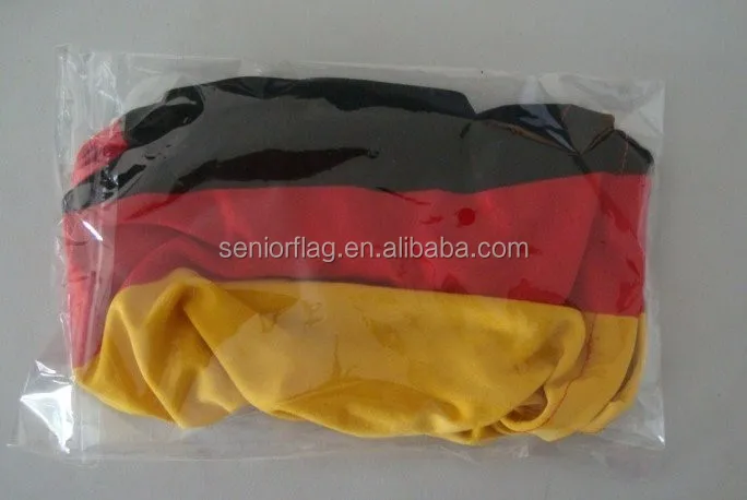 Wholesale cheap elastic polyester Poland flag car side mirror cover sock supplier