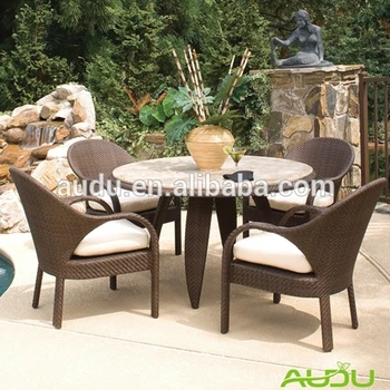 Audu Patio Furniture Factory Direct Wholesale Patio Dining Set